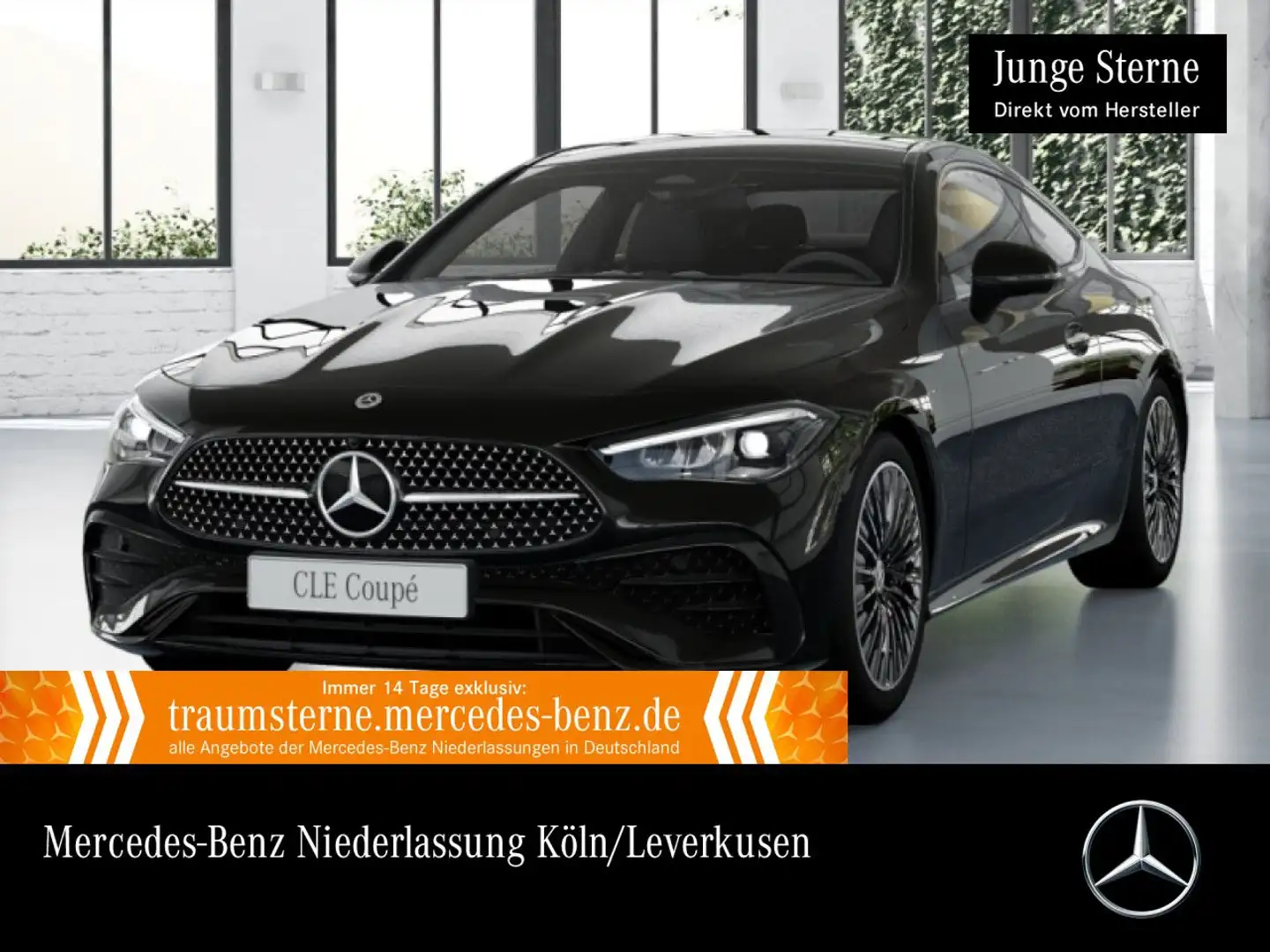 Mercedes-Benz CLE 180 AMG+NIGHT+PANO+360+LED+TOTW+KEYLESS+9G Schwarz - 1
