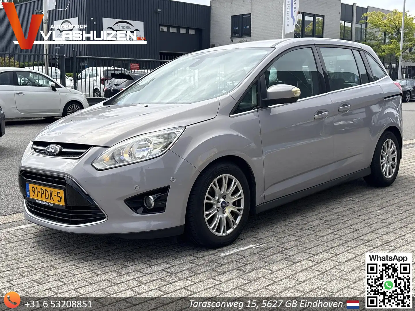 Ford Grand C-Max 1.6 EcoBoost Titanium 7p. | Climate | Cruise | Nav Gris - 1