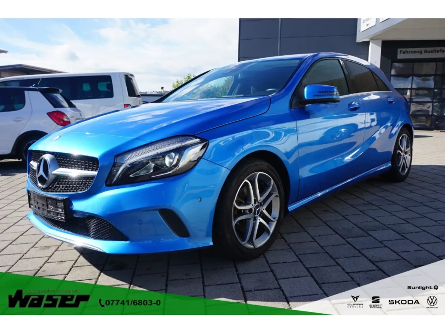 Mercedes-Benz A 180 Score! Klimaaut. 17''LM Tempomat LED SHZ Blau - 1