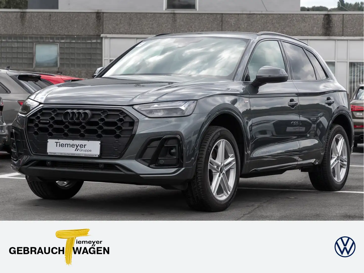 Audi Q5 40 TFSI Q S LINE NAVI+ LED KAMERA AHK Grau - 1