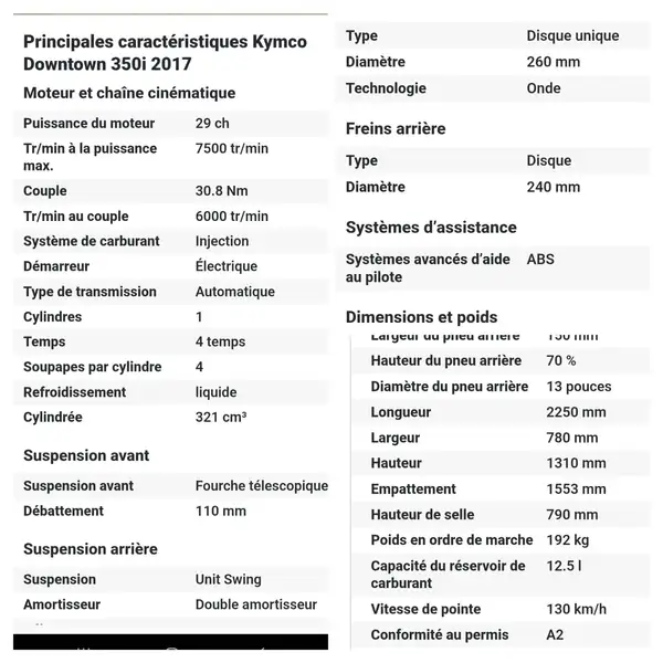 Kymco Downtown 350i - foto 4