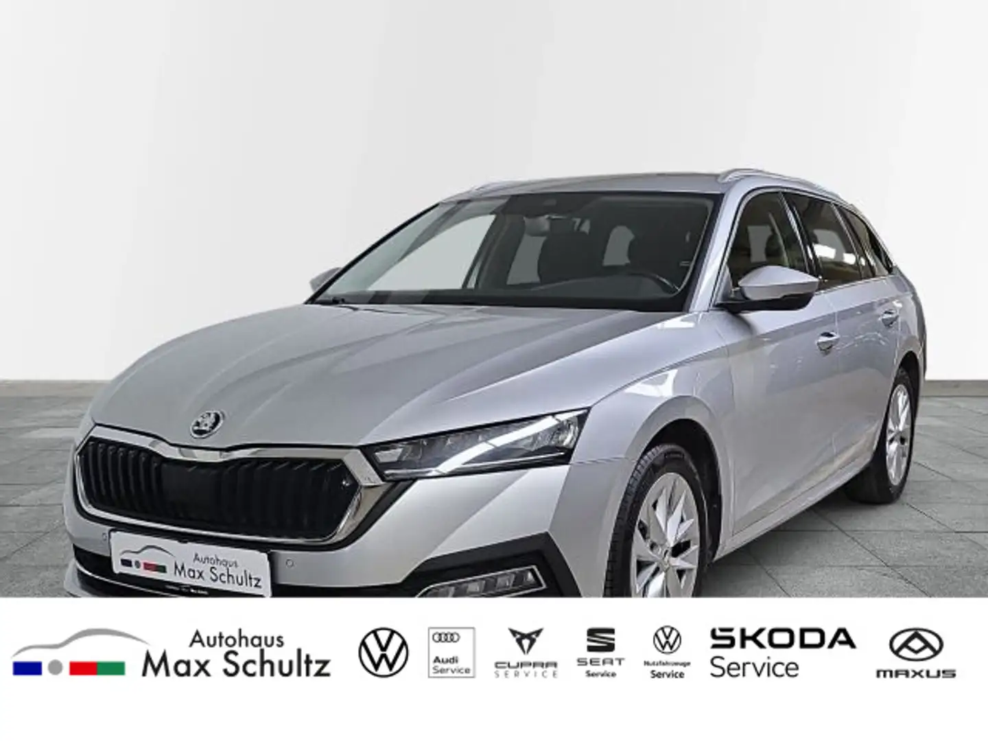 Skoda Octavia Combi 2.0 TDI Style LED+NAVI+AHK Silber - 1
