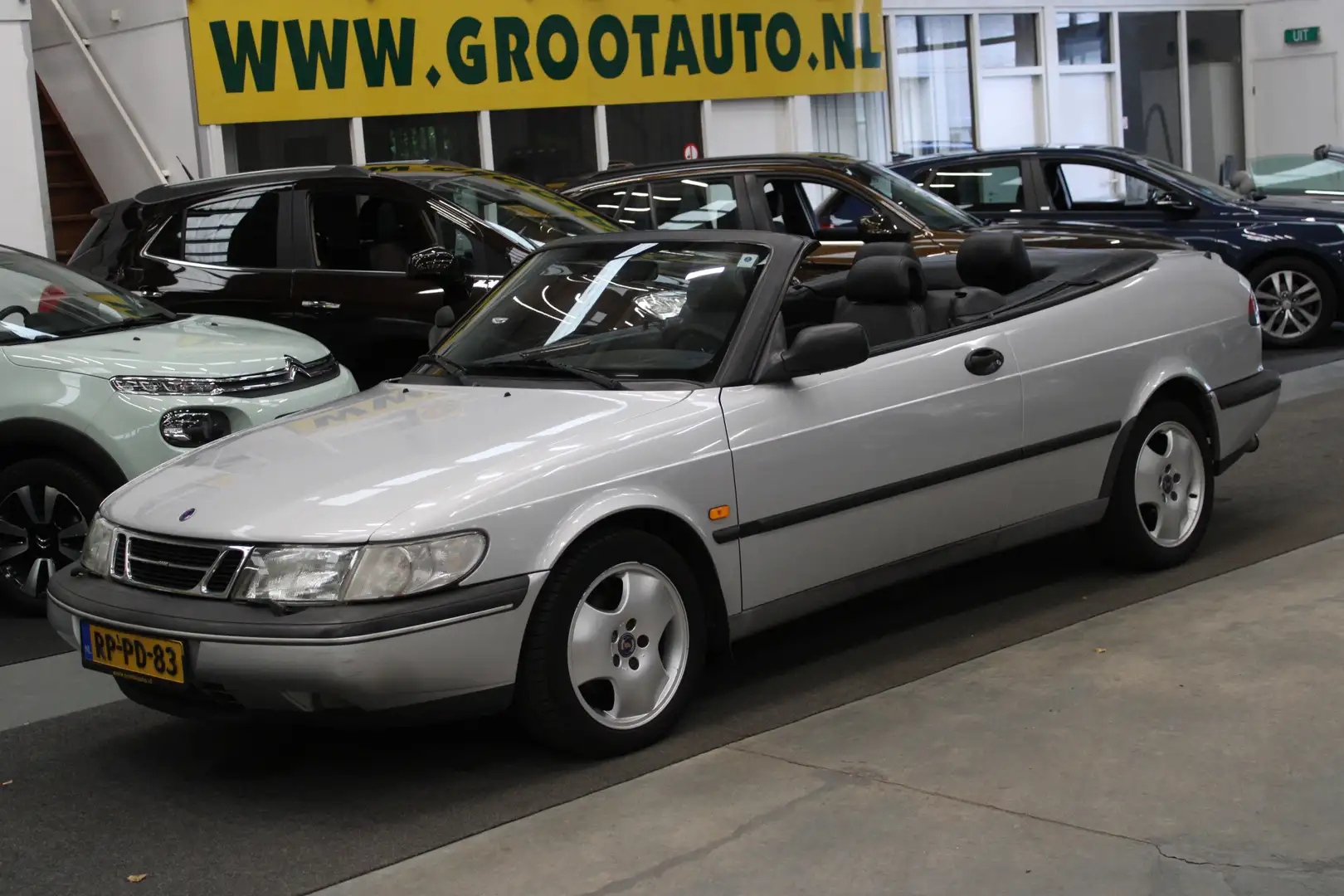 Saab 900 Cabrio 2.0 S Automaat Airco, Cruise control Gris - 1