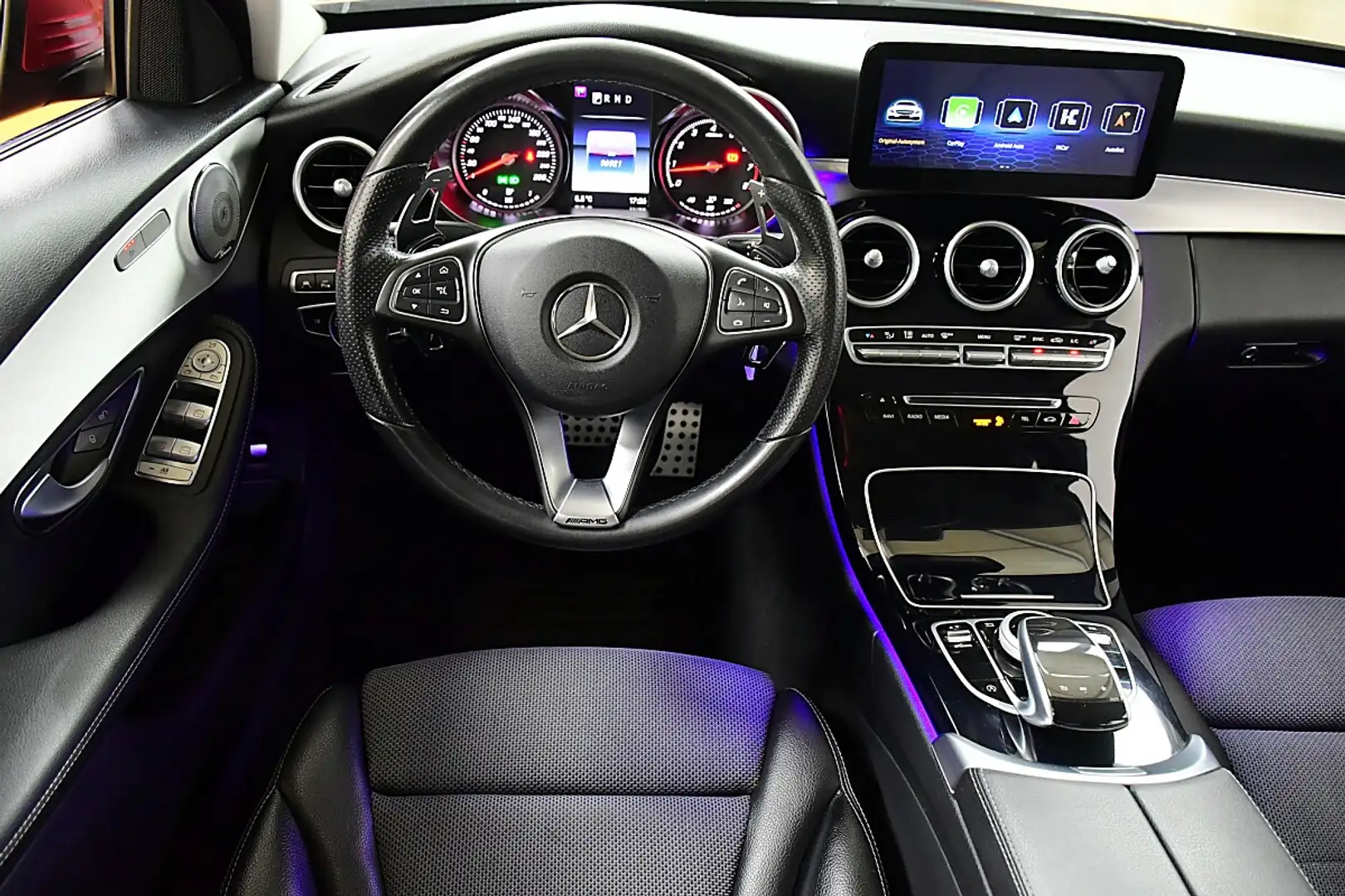 Mercedes-Benz C 200 AMG Line Aut. Rot - 2