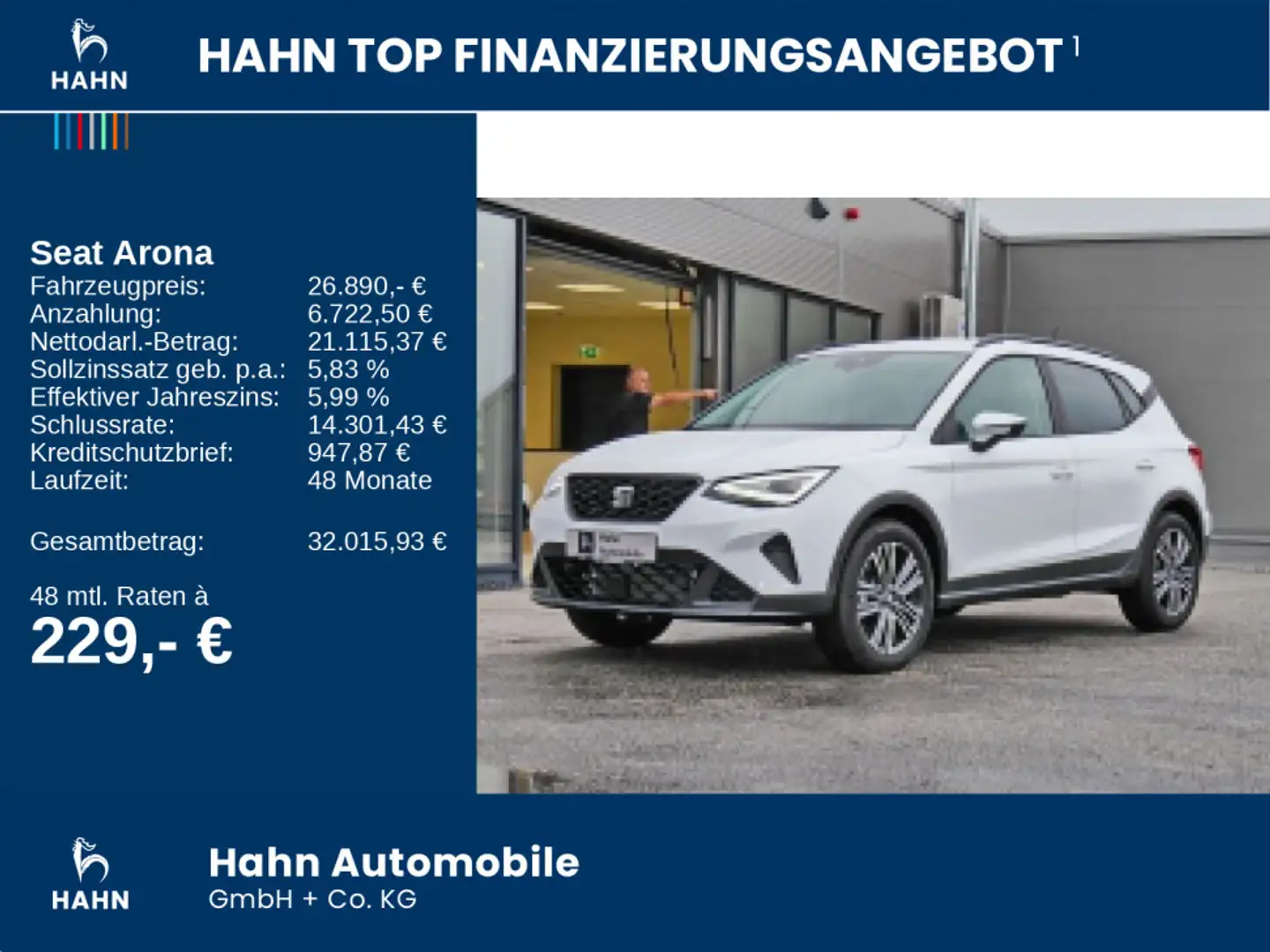 SEAT Arona Road Edition 1.0 TSI 85 kW (116 PS) DSG Weiß - 2