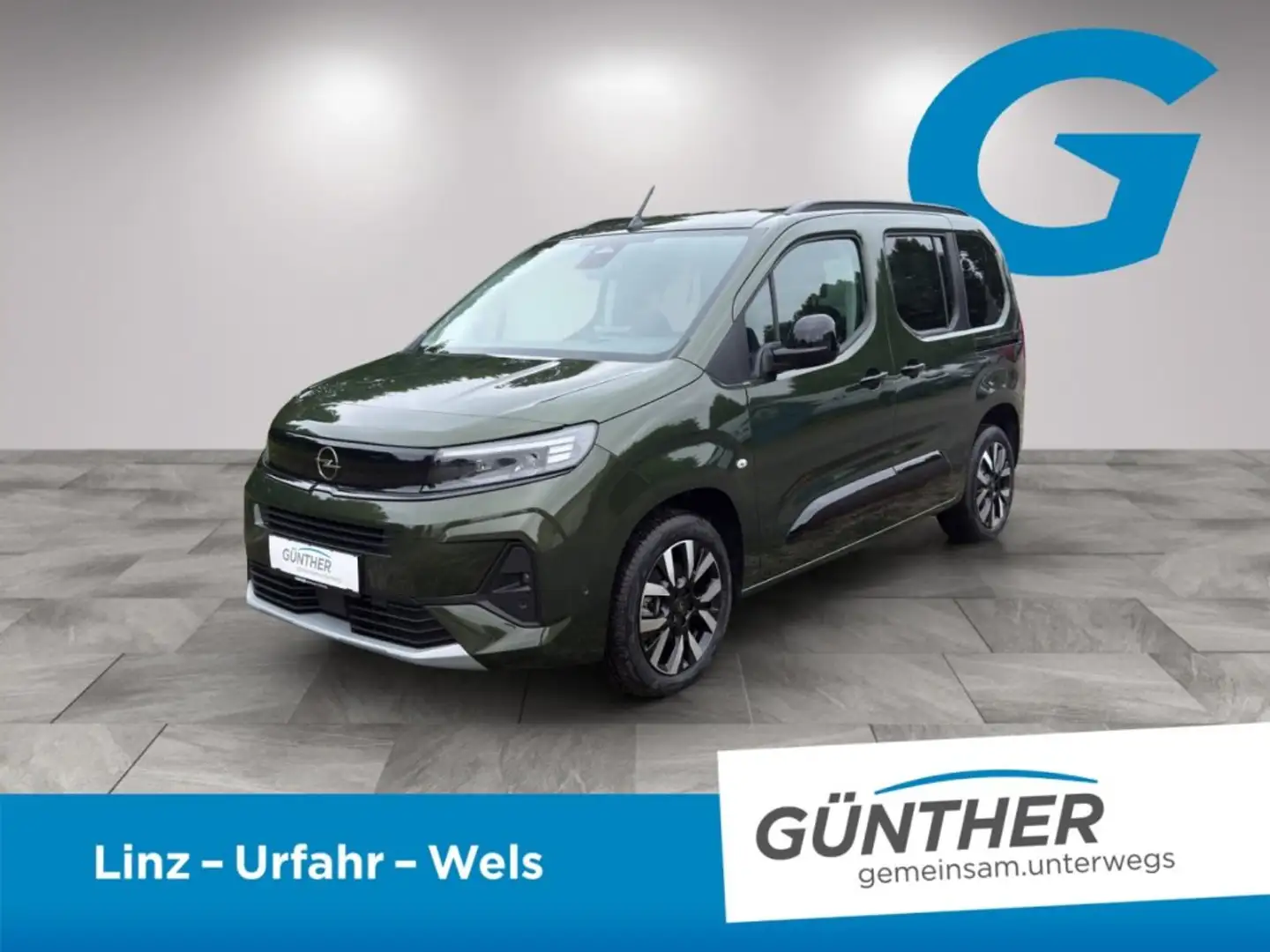 Opel Combo , GS, L, 1.5 Diesel (96 kW/130 PS), 8-Gang-Au Grün - 1