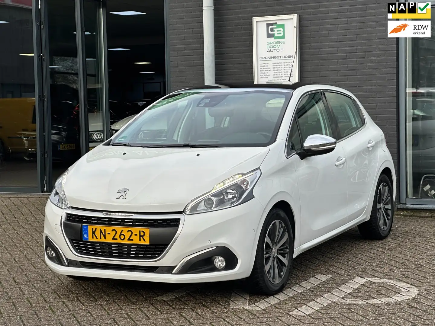 Peugeot 208 1.2 PureTech Allure/1STE EIG/PANO-DAK/CAMERA/NAVI/ Weiß - 1