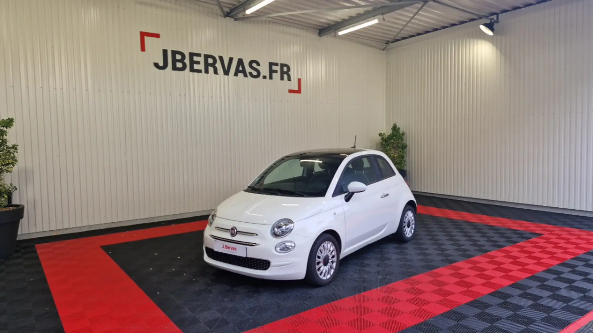 Fiat 500 SERIE 8 EURO 6D-TEMP 1.0 70 CH HYBRIDE BSG S/S LOU Blanc - 1