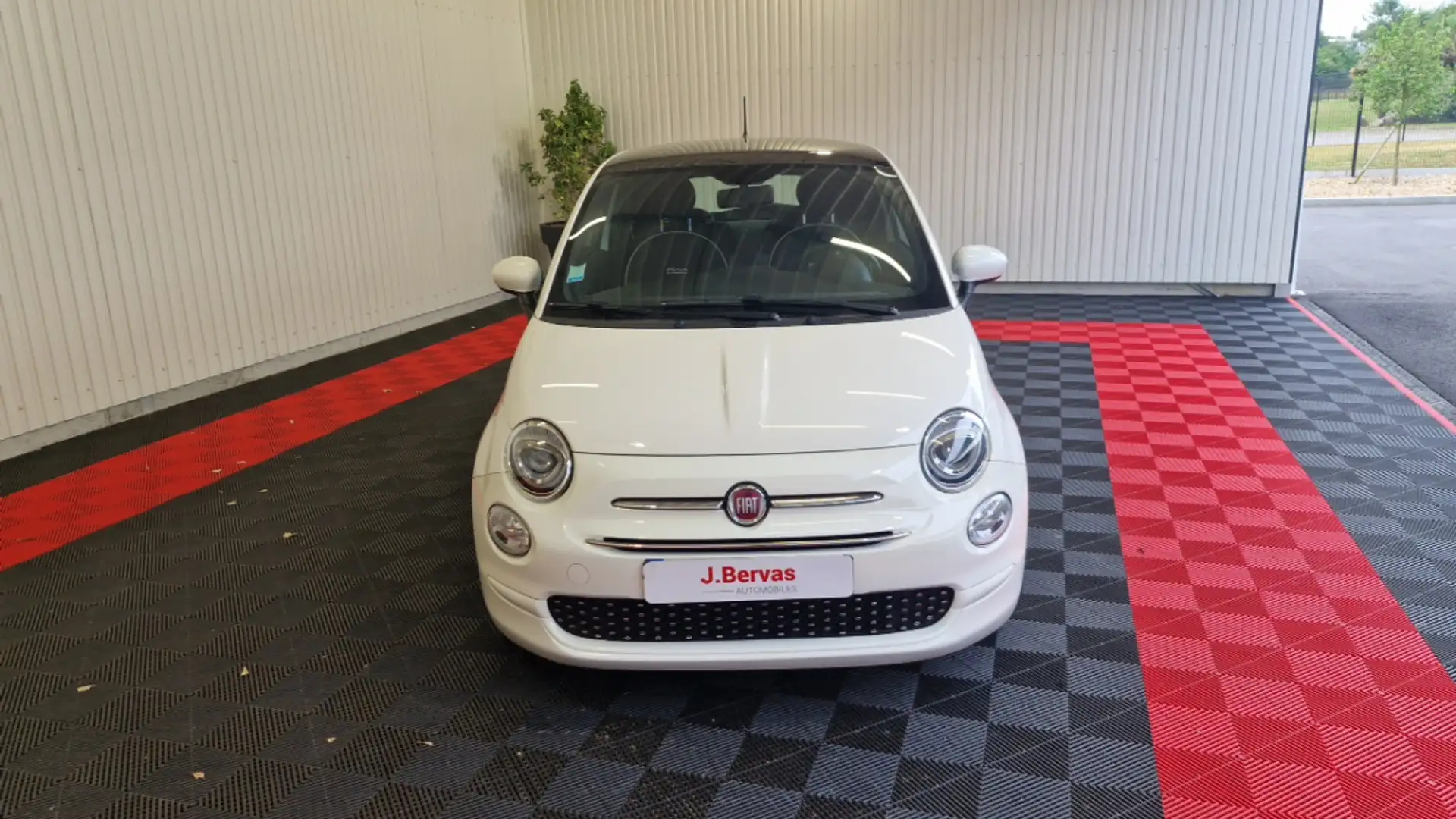 Fiat 500 SERIE 8 EURO 6D-TEMP 1.0 70 CH HYBRIDE BSG S/S LOU Blanc - 2