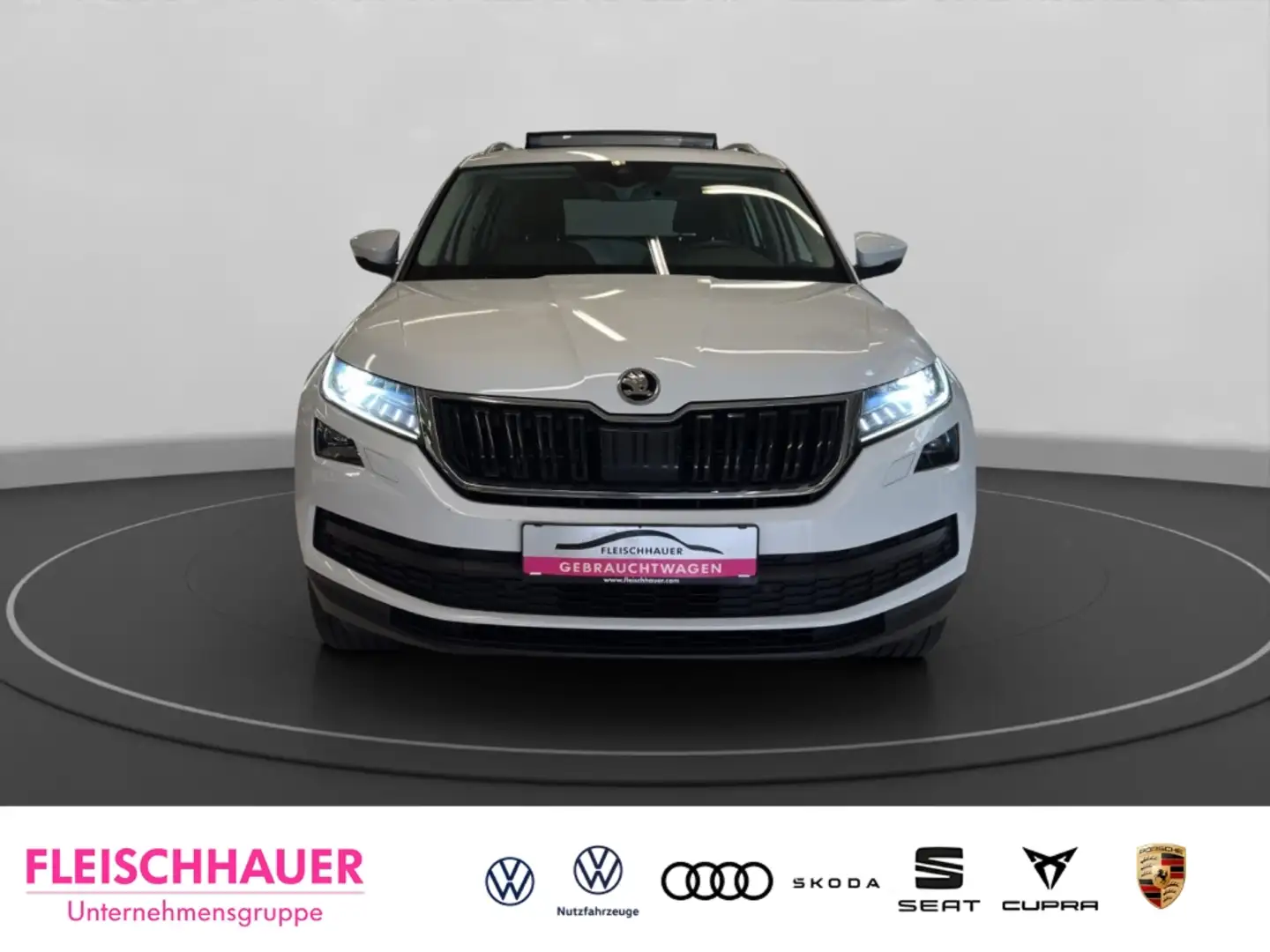 Skoda Kodiaq Style 2.0 TSI 4x4 Navi+LED+AHK+Pano+19''+Kamera+AC Weiß - 2