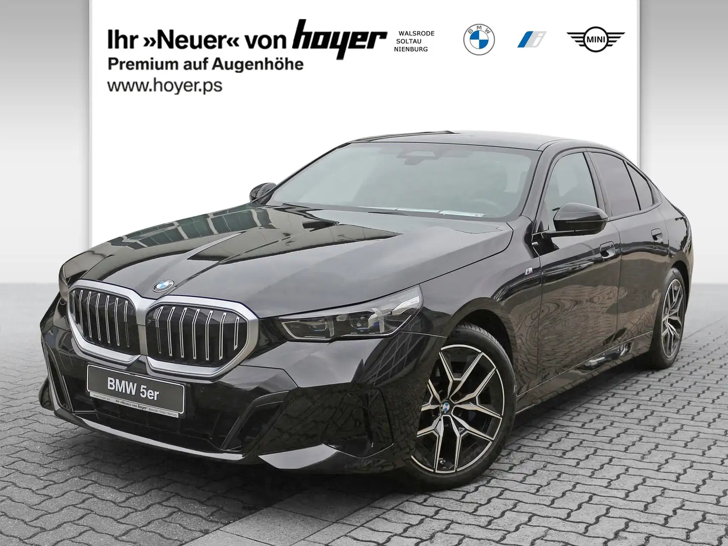 BMW 520 d M Sportpaket AHK Pano STHZ Head-Up HK HiFi Schwarz - 1