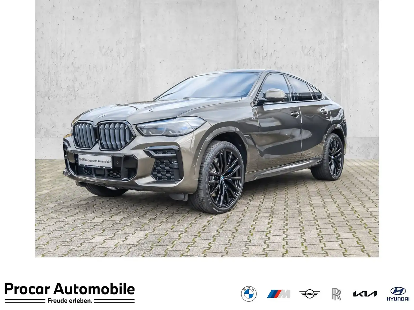 BMW X6 xDrive40d M Sport AHK Pano DA Prof. HuD Laser PA+ Grau - 1
