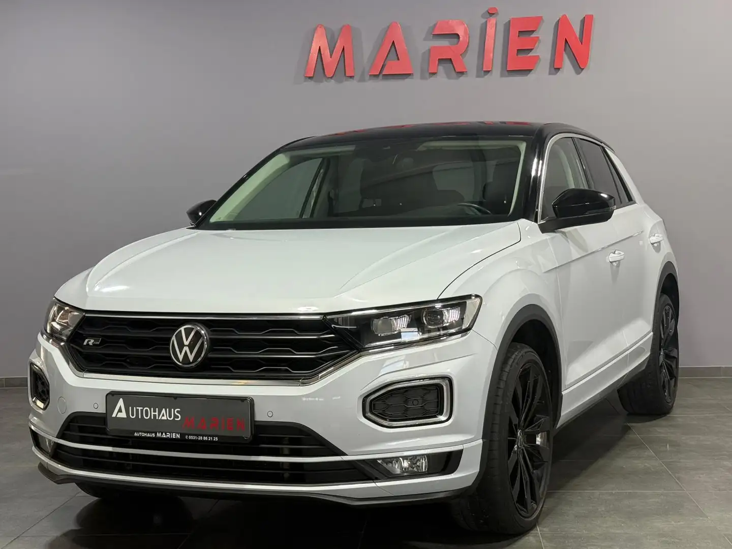 Volkswagen T-Roc 2.0 TDI DSG*R-LINE*LED*NAVI*AHK*PDC Weiß - 1