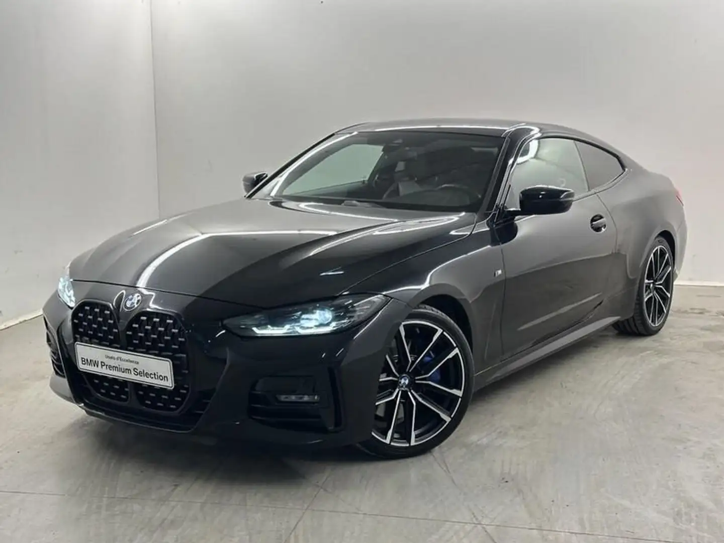 BMW 420 Serie 4 420d Coupe mhev 48V Msport auto Nero - 1
