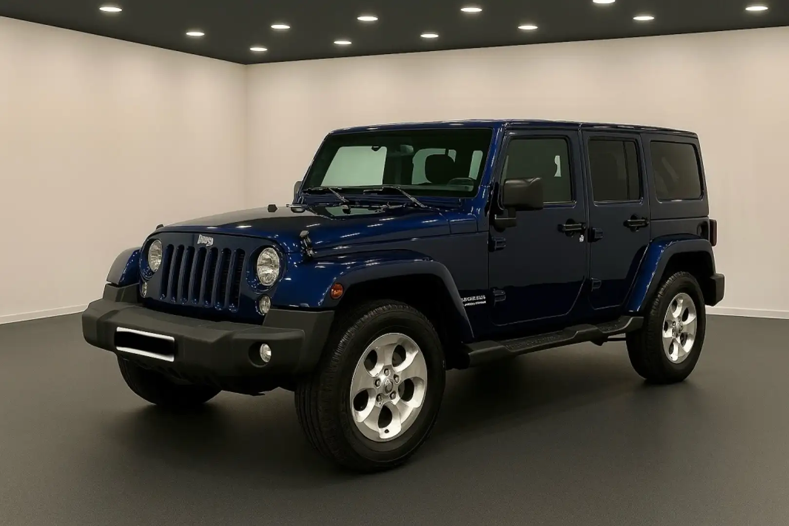 Jeep Wrangler Unlimited 2.8CRD Sahara Aut. Blau - 1