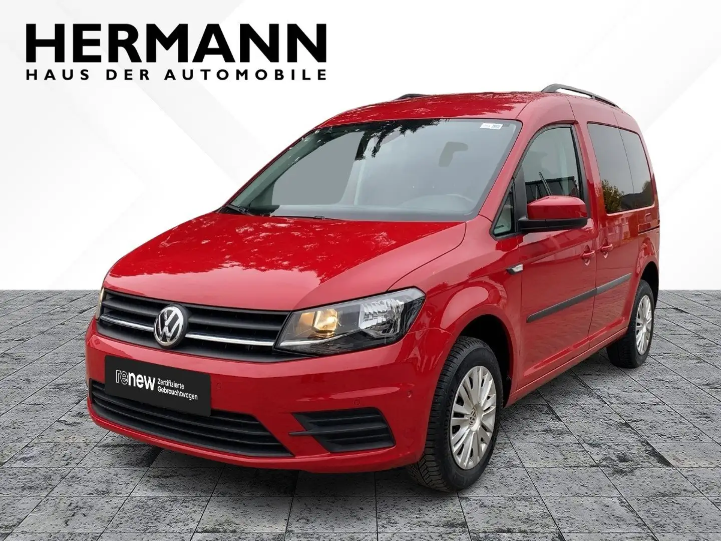 Volkswagen Caddy PKW 2.0 TDI BMT Trendline *NAVI*SHZ*PDC Rojo - 2