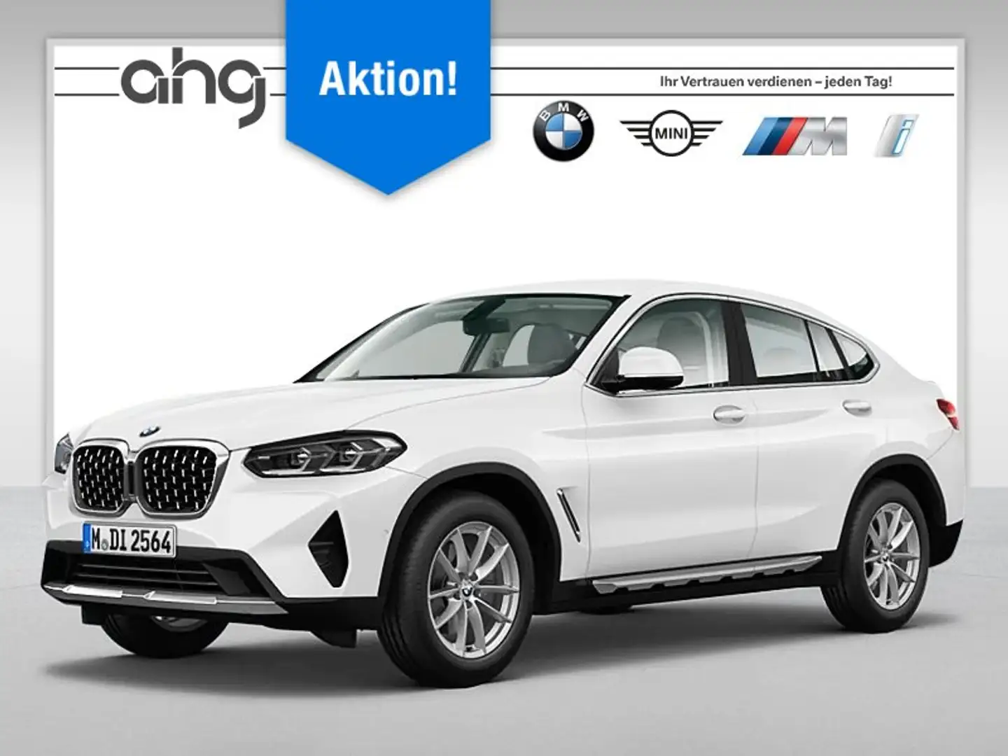 BMW X4 xDrive20i Aut. Adv. LED Navi RFK 18Zoll X-Wochen Weiß - 1