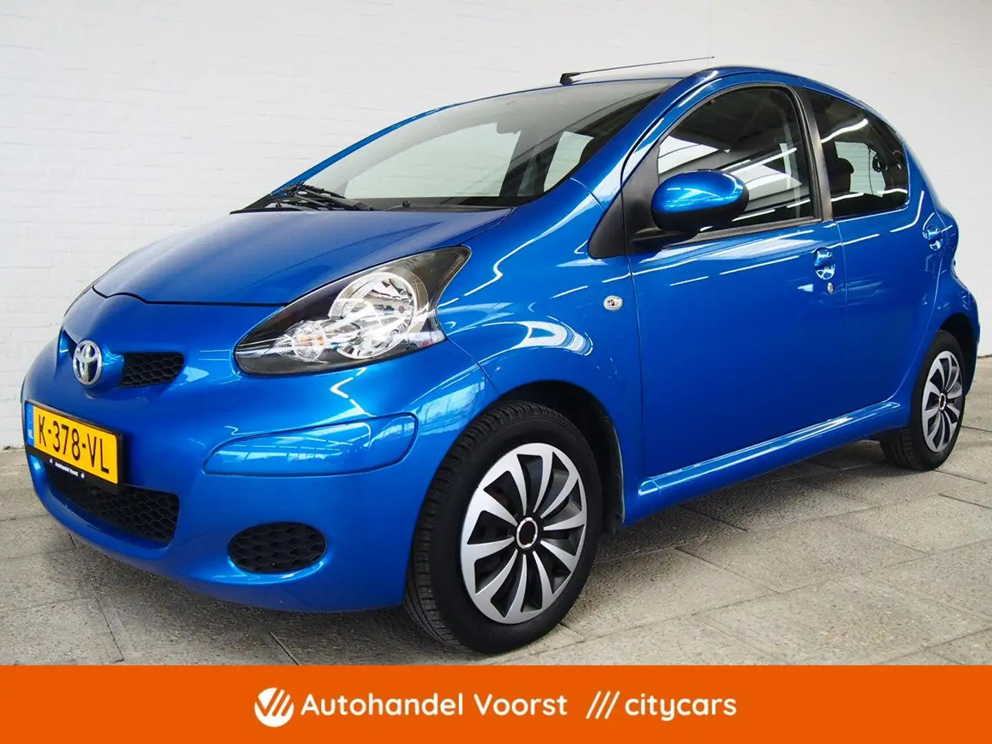 Toyota Aygo 1.0 Dynamic Blue 5Deurs, Airco (APK:Nieuw) Incl.Ga Blauw - 1