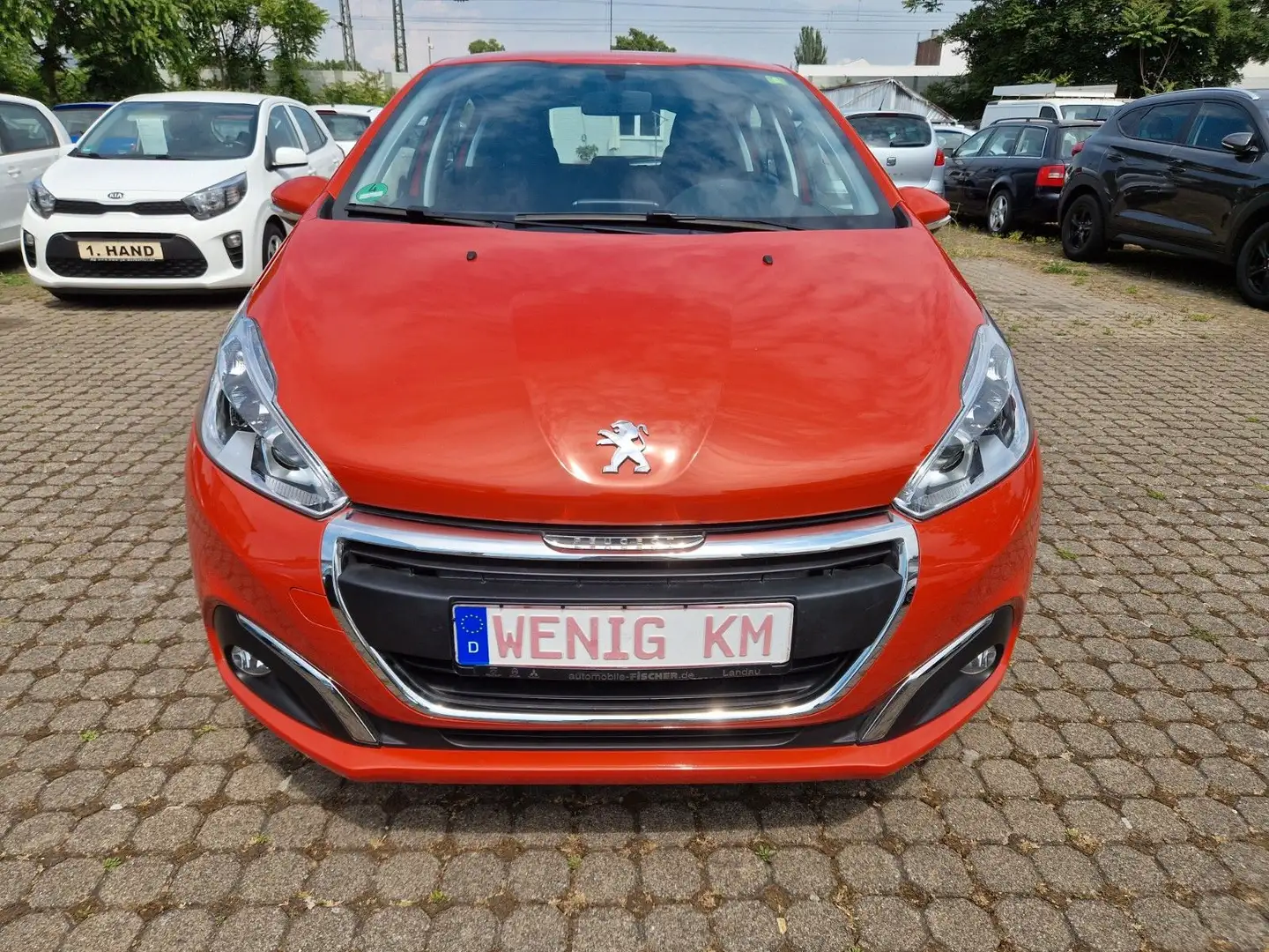 Peugeot 208 Active 1 Hand Euro 6 Klima Orange - 2