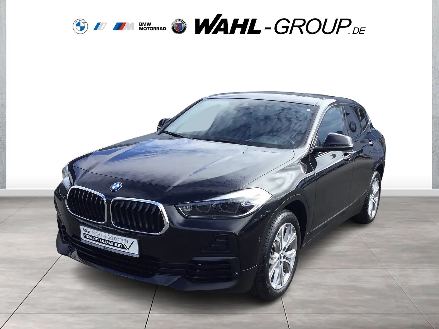 BMW X2 sDrive18d NAVI LEDER LED PANO SPORTSITZE GRA PDC H Negro - 1
