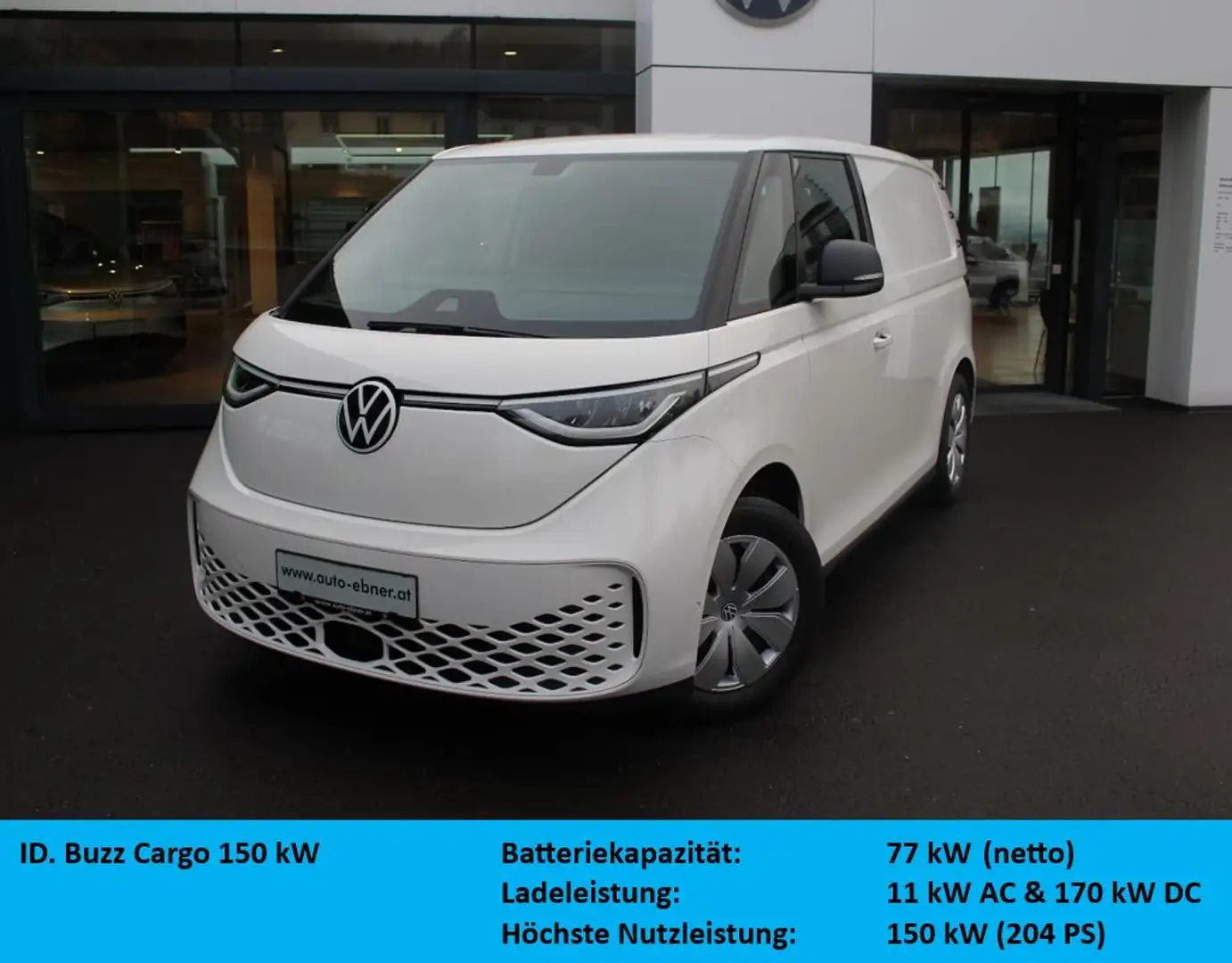 Volkswagen ID. Buzz VW ID. Buzz Cargo 150 kW Weiß - 1