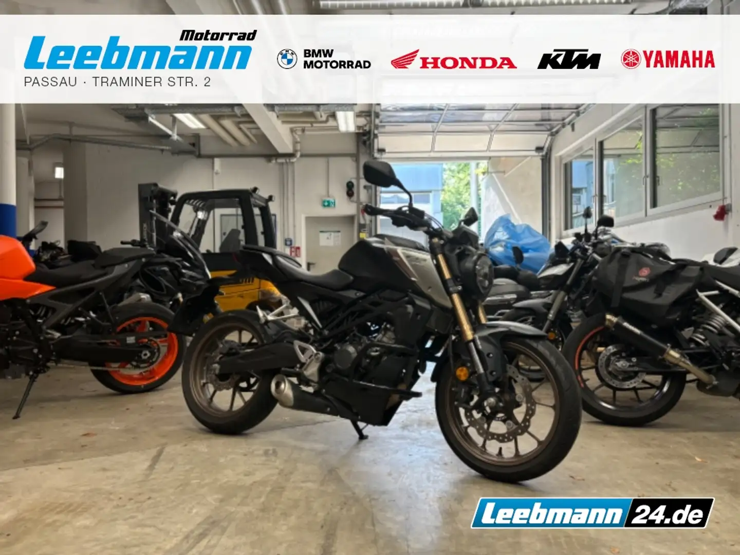 Honda CB 125 R mit Motorschaden, Sturzbügel, Tiefer 4cm Чёрный - 1