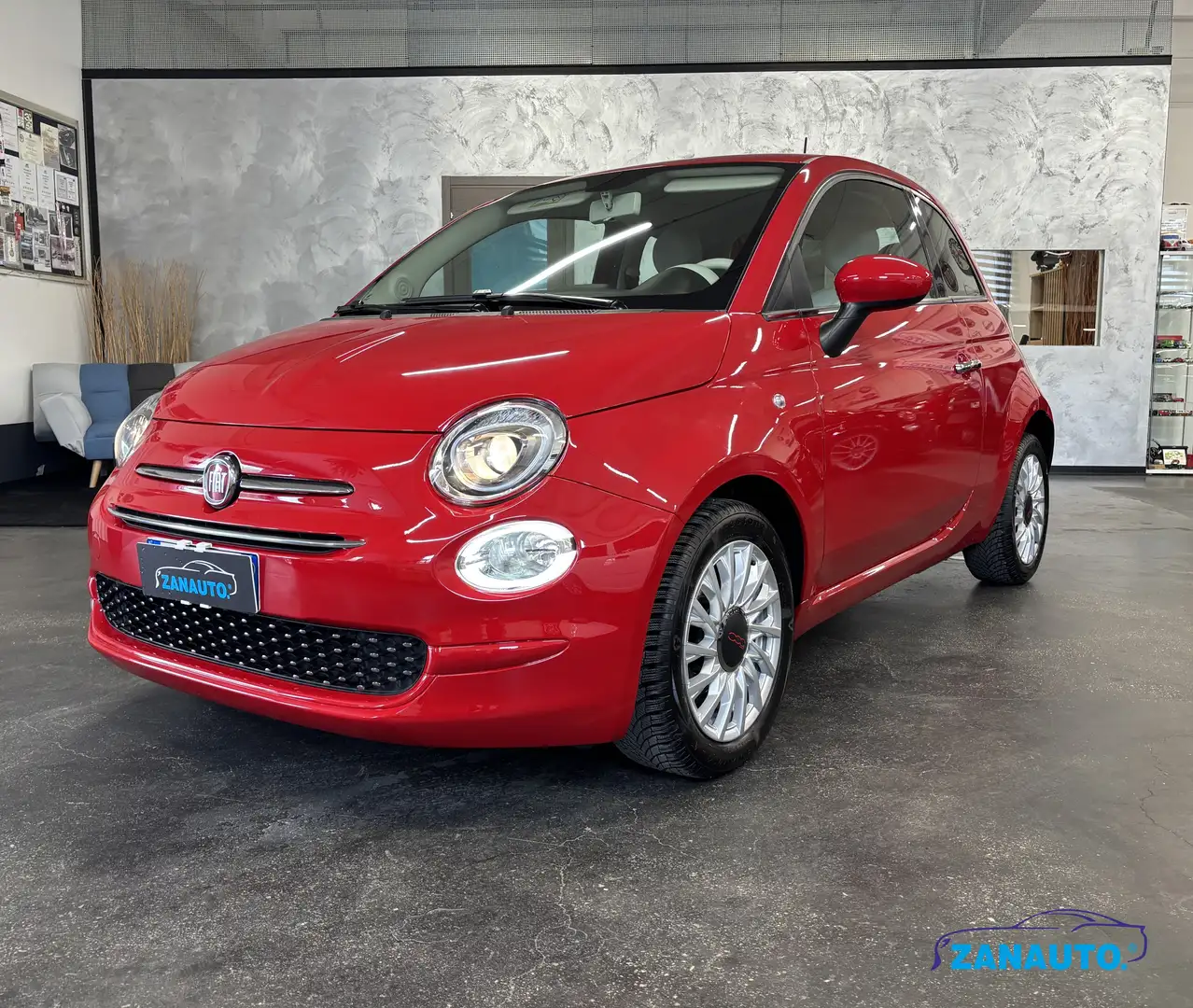 Fiat 500 0.9 t.air t. Lounge 85cv NEOPATENTATI OK Rojo - 1