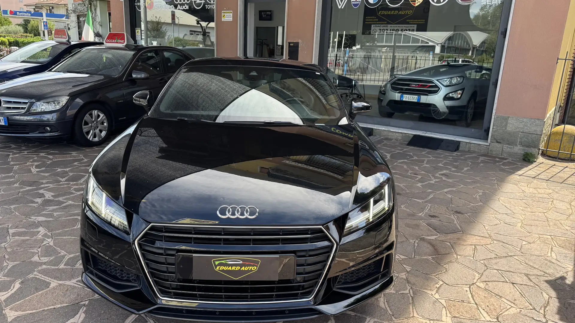 Audi TT Coupe 1.8 TFSI 180CV  Sline s-tronic pari a nuova Чорний - 1