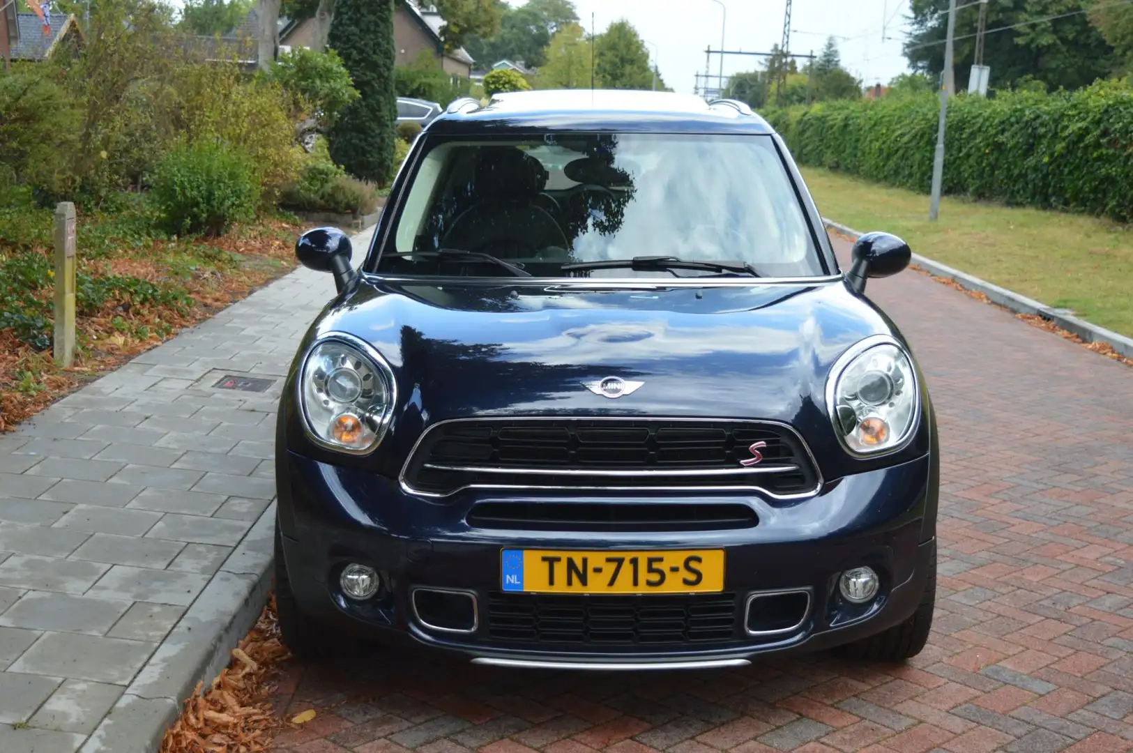 MINI Cooper S Countryman Mini 1.6 ALL4 Chili panoramadak Bleu - 2