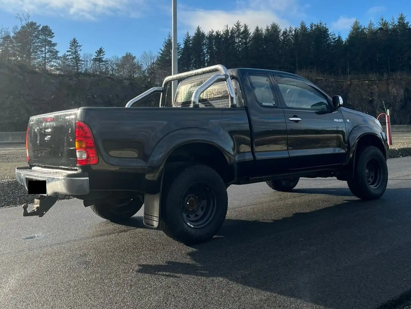 Toyota Hilux SIMPLE CABINE 4x4 120 D-4D GX Negro - 2