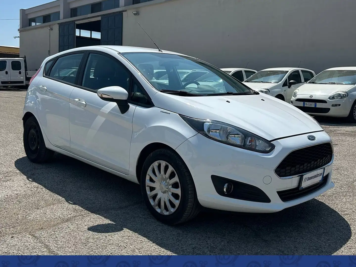 Ford Fiesta VAN 1.5 TDCI 5 PORTE 4 POSTI - 2017 Wit - 1