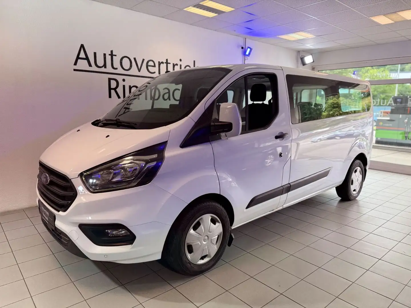 Ford Transit Custom Kombi Trend 320 L2H1 9 Sitzer Blanc - 1