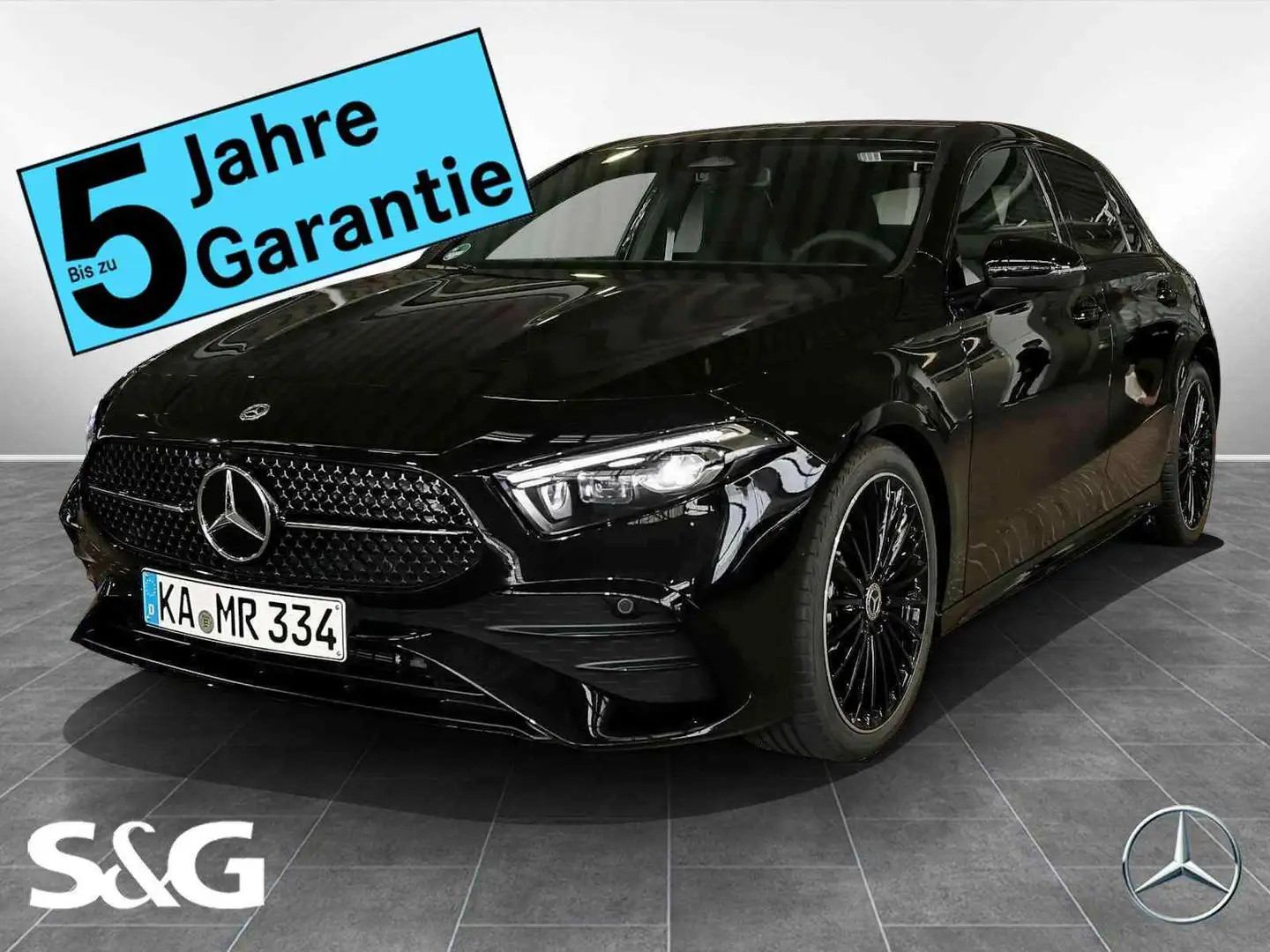Mercedes-Benz A 180 AMG MBUX+Rükam+M-LED+Totwinkel-Ass.+19LM+ Schwarz - 1