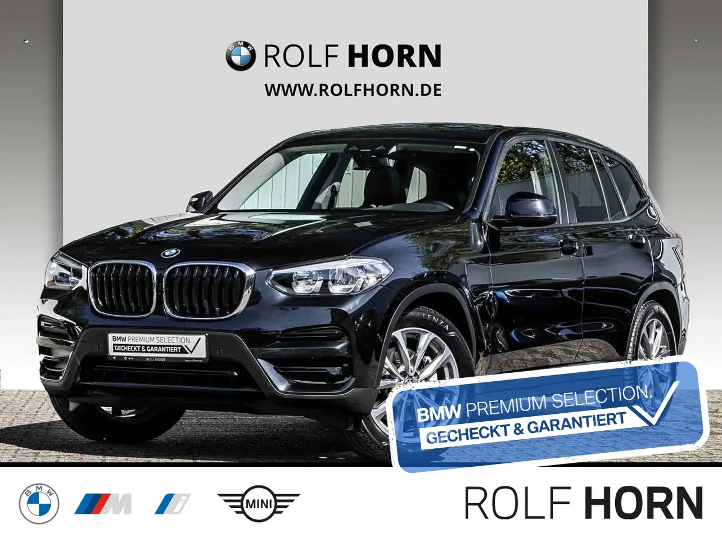 BMW X3 xDrive30e Advantage Panod. AHK HiFi 19" RKam. Schwarz - 1