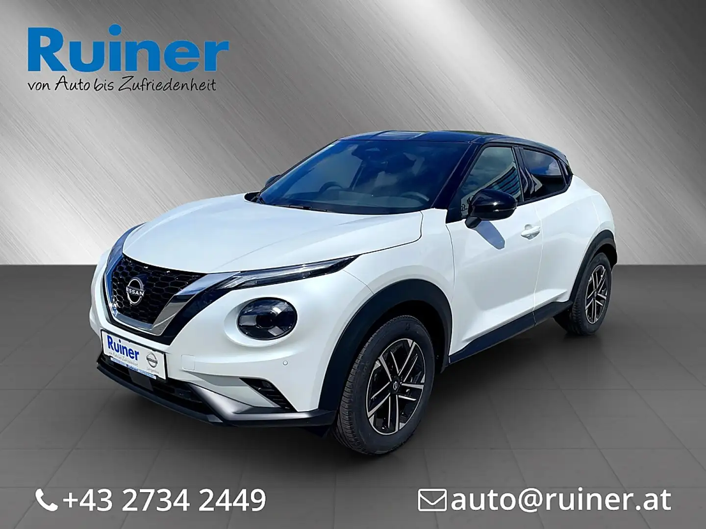 Nissan Juke 1,0 DIG-T N-Connecta Weiß - 1