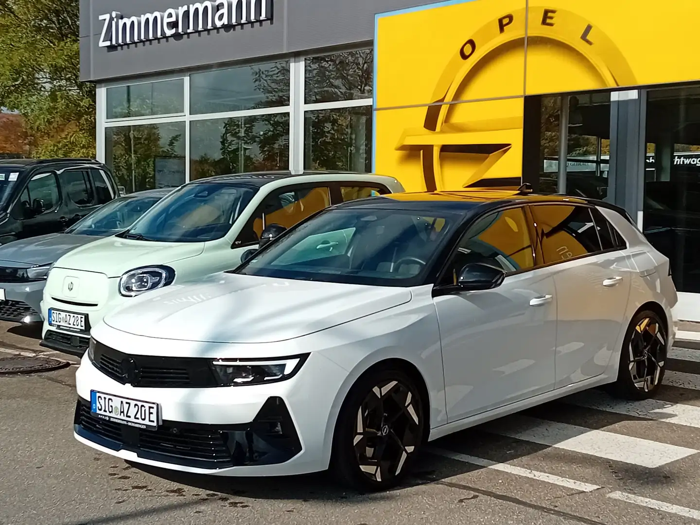 Opel Astra GSe Hybrid Weiß - 1