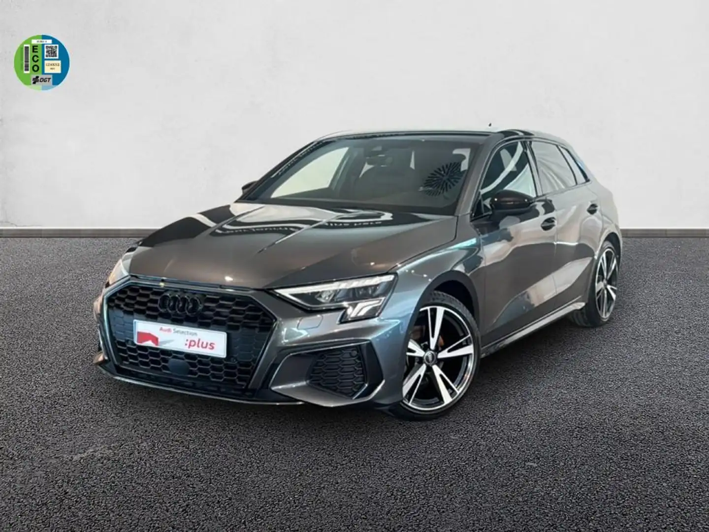Audi A3 Sportback 35 TFSI Black line S tronic Gris - 1