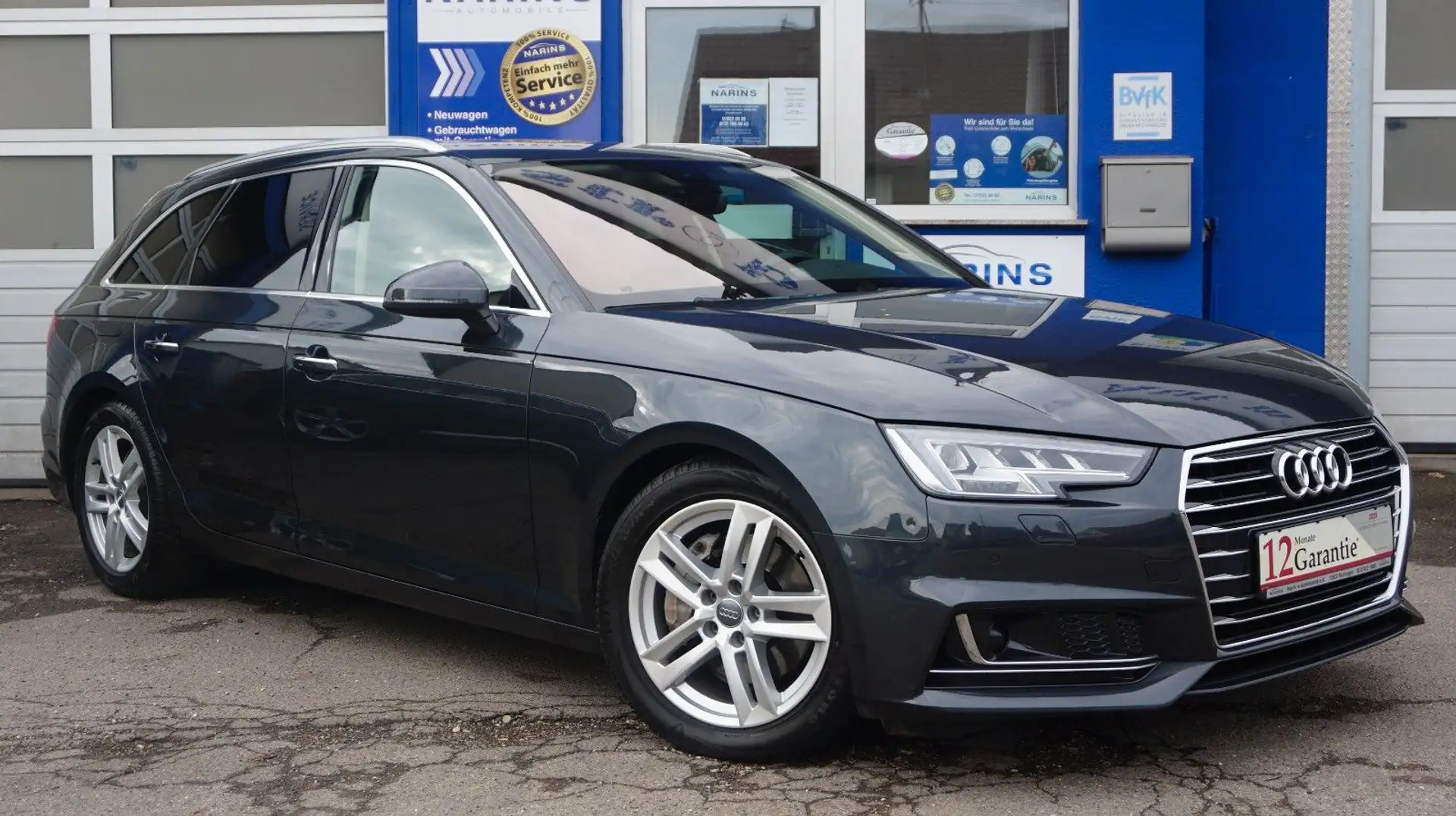 Audi A4 Avant 40 TDI design Gris - 2