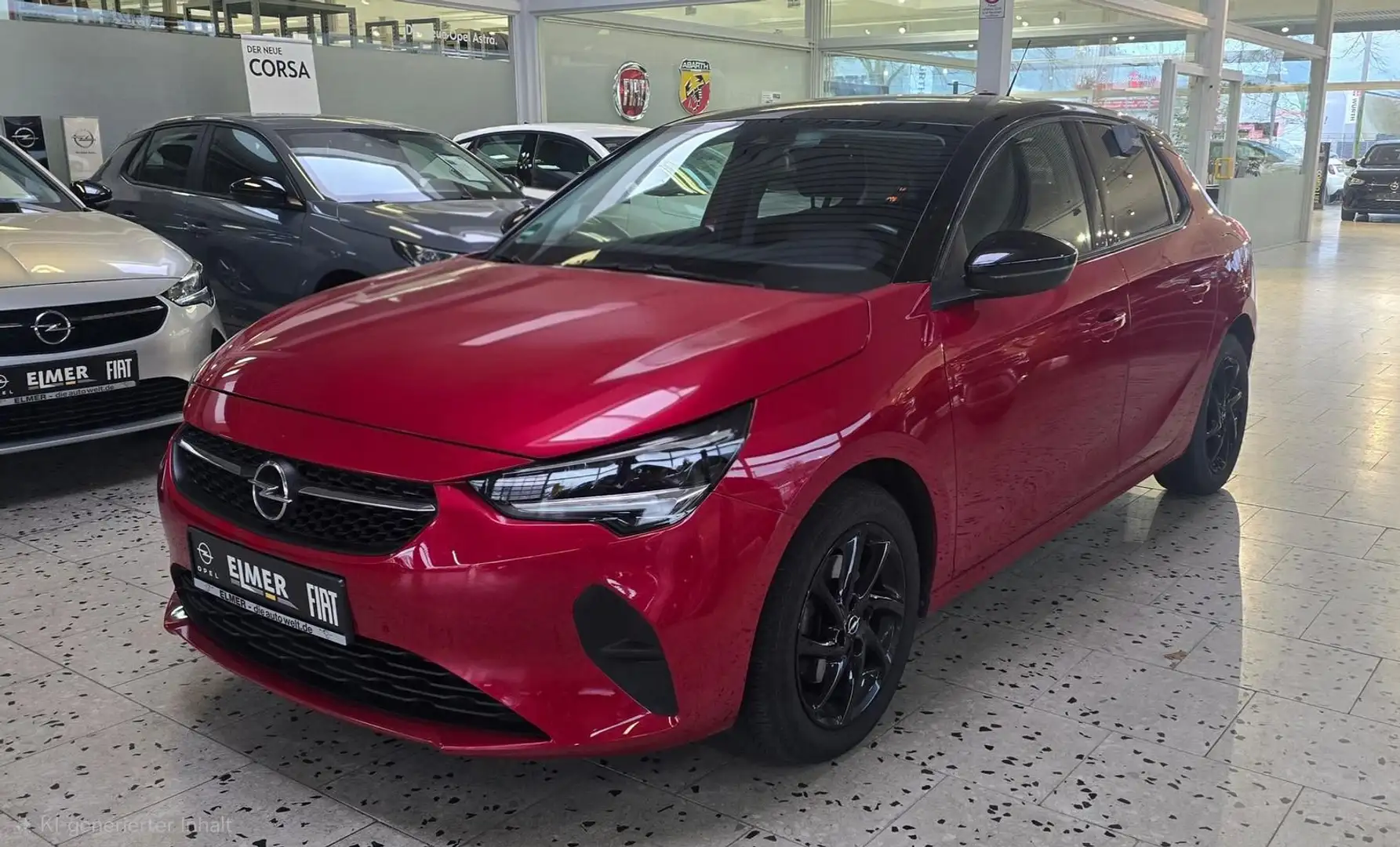 Opel Corsa 1.2 Automatik mit AutoAndroid - Rückfahrka Rot - 1