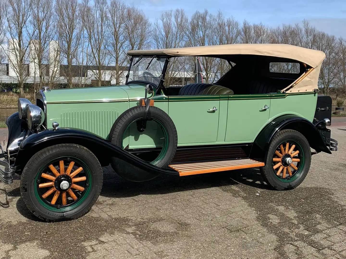Plymouth Tourer cabriolet Green - 1