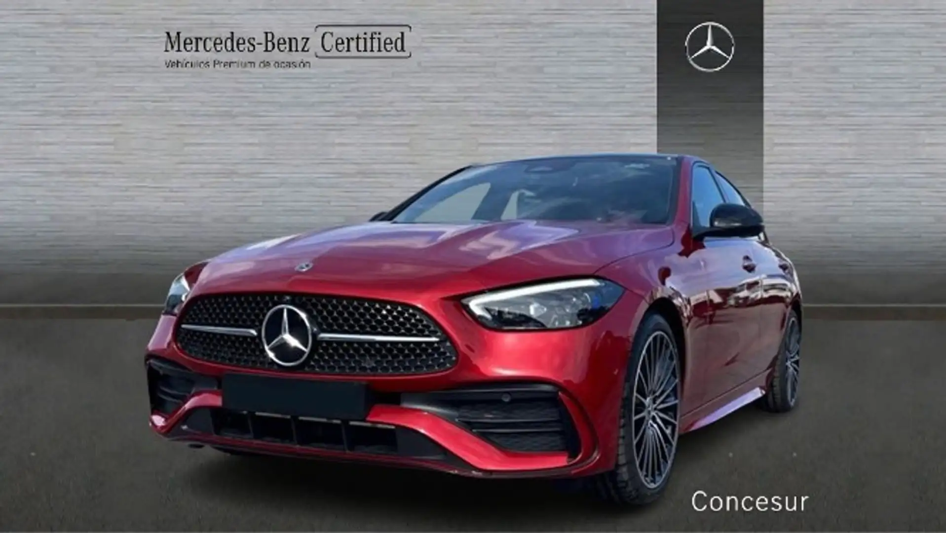 Mercedes-Benz C 220 d Rojo - 1
