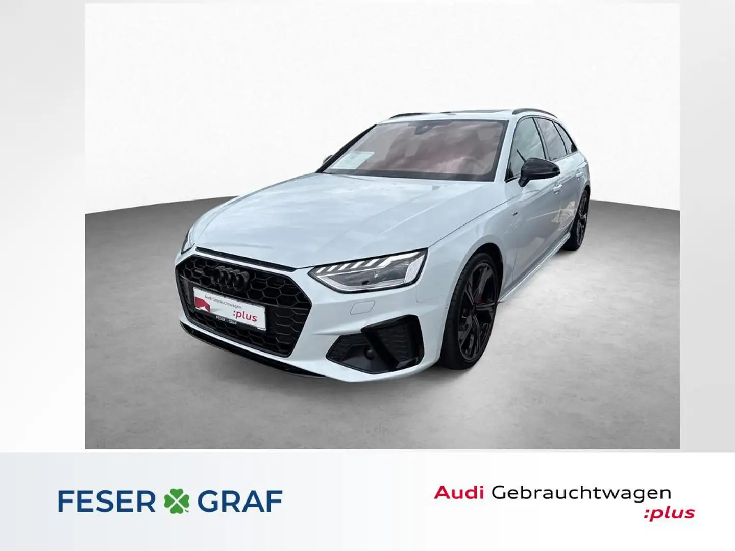 Audi A4 Av. 40 TFSI qu. - 2 x S line - PANO - ACC-AHK Blanc - 1