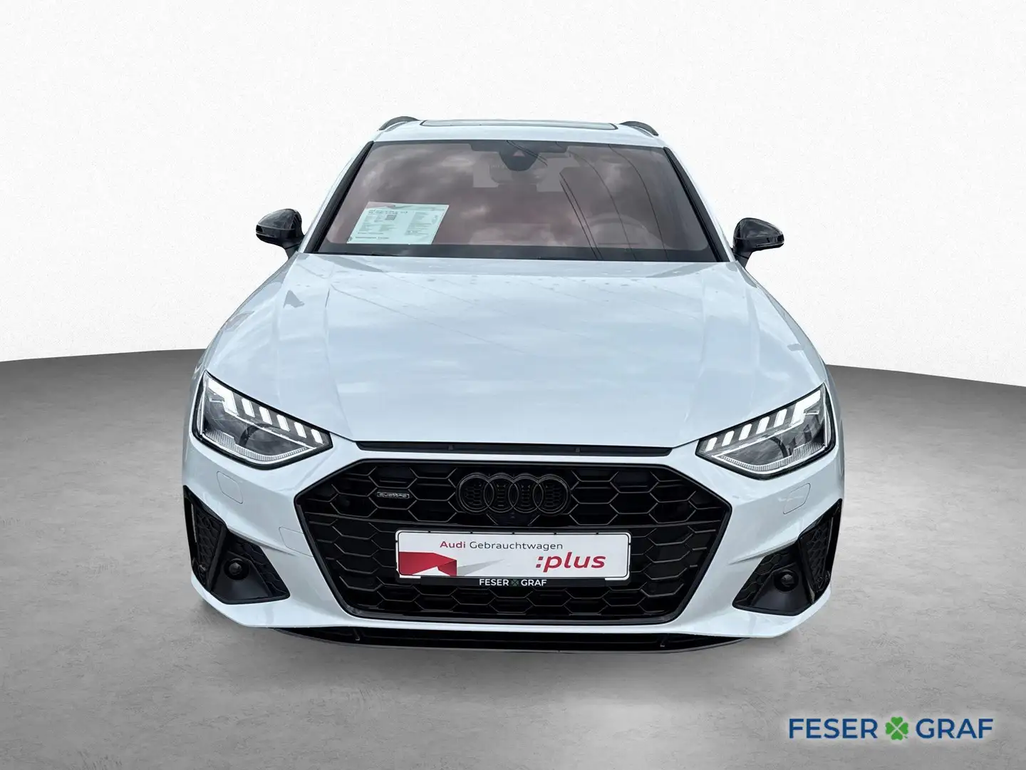 Audi A4 Av. 40 TFSI qu. - 2 x S line - PANO - ACC-AHK Blanc - 2