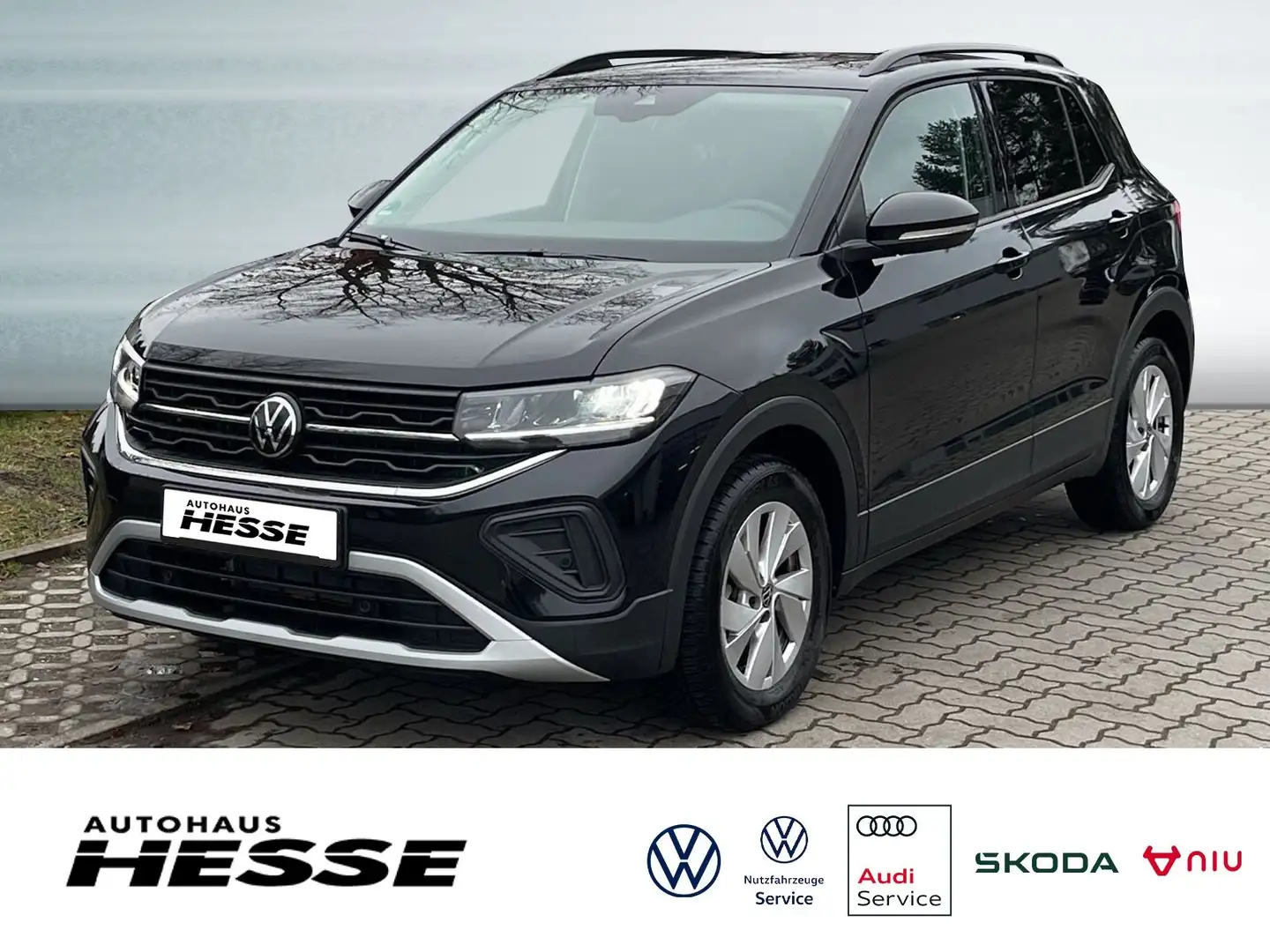 Volkswagen T-Cross 1.0 TSI Life AHK Digital Cockpit Pro Negro - 1