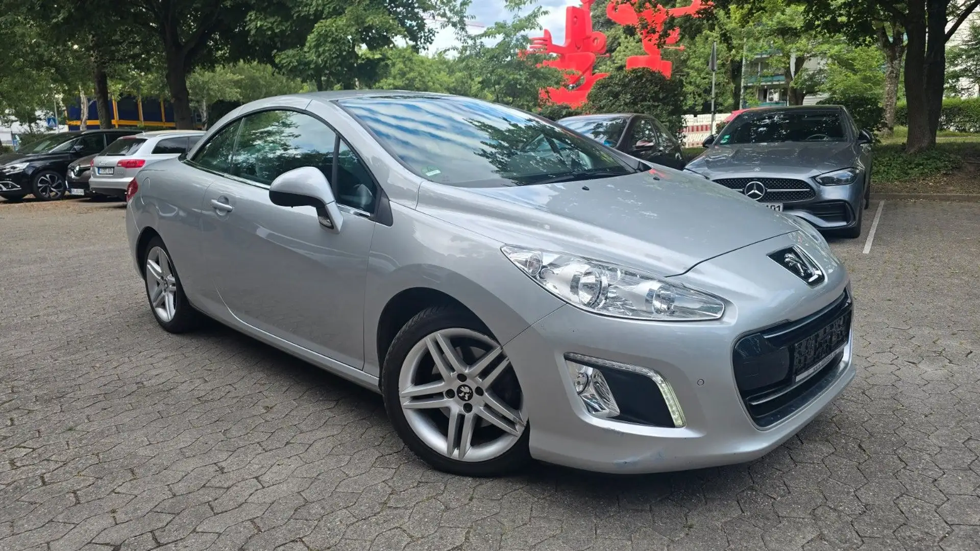 Peugeot 308 CC Cabrio-Coupe/TÜV NEU/SERVICE NEU/GARANTIE Silber - 2