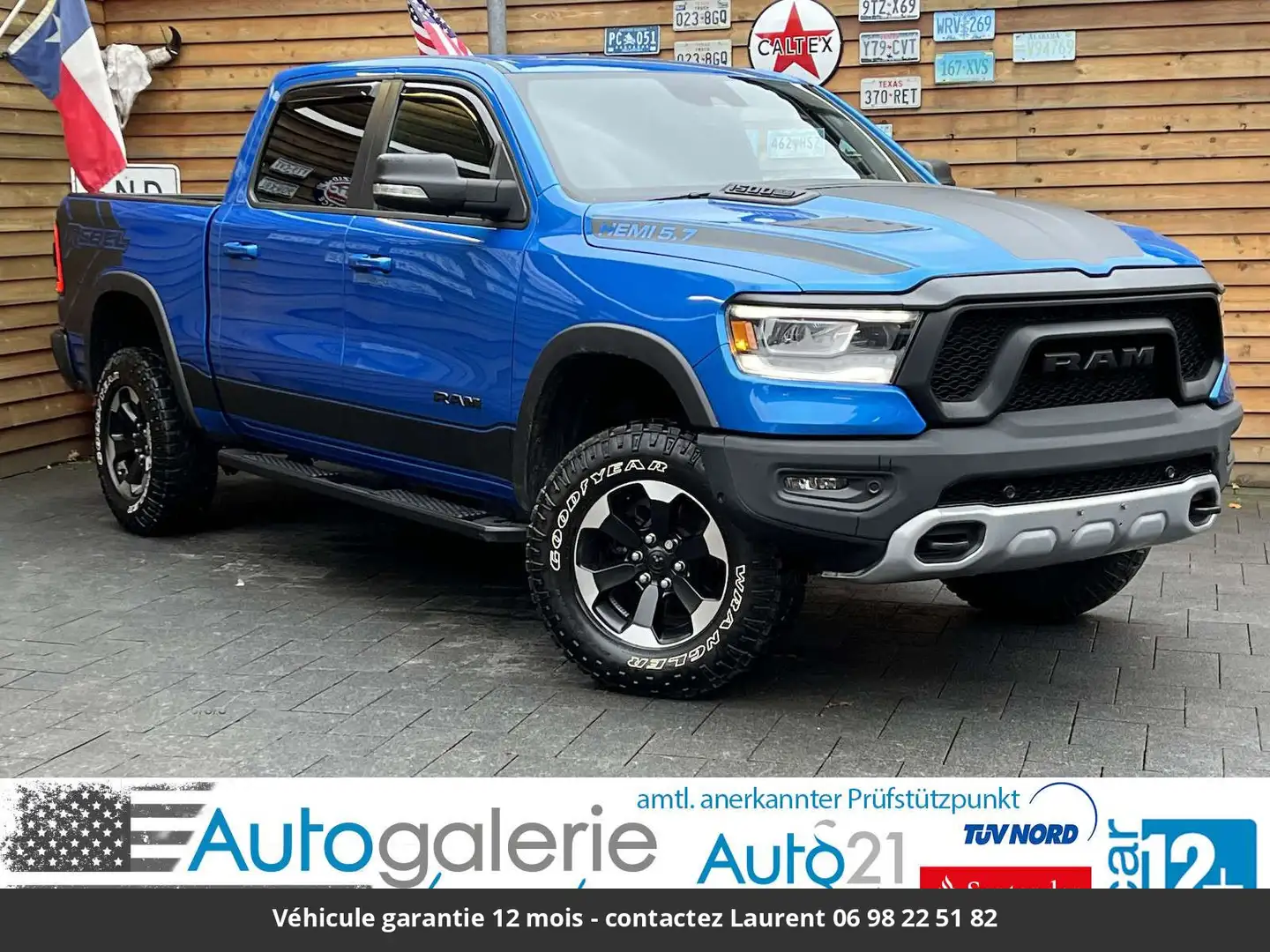 Dodge RAM Rebel GPL Crew Cab 4x4 Tout compris hors homologat Bleu - 1
