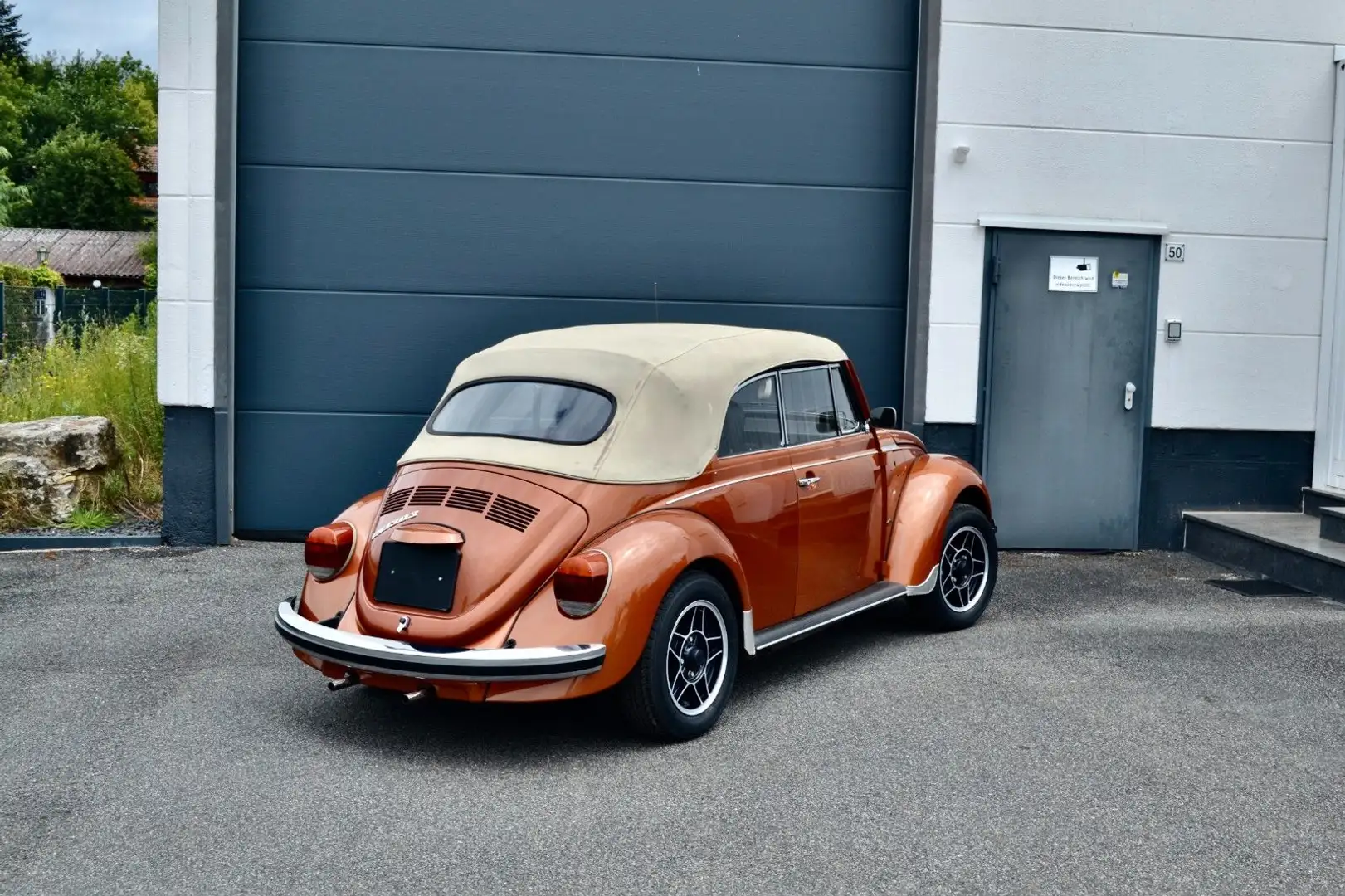 Volkswagen Käfer Cabrio  Top Zustand H Kenn.Incl Gutachten Braun - 2