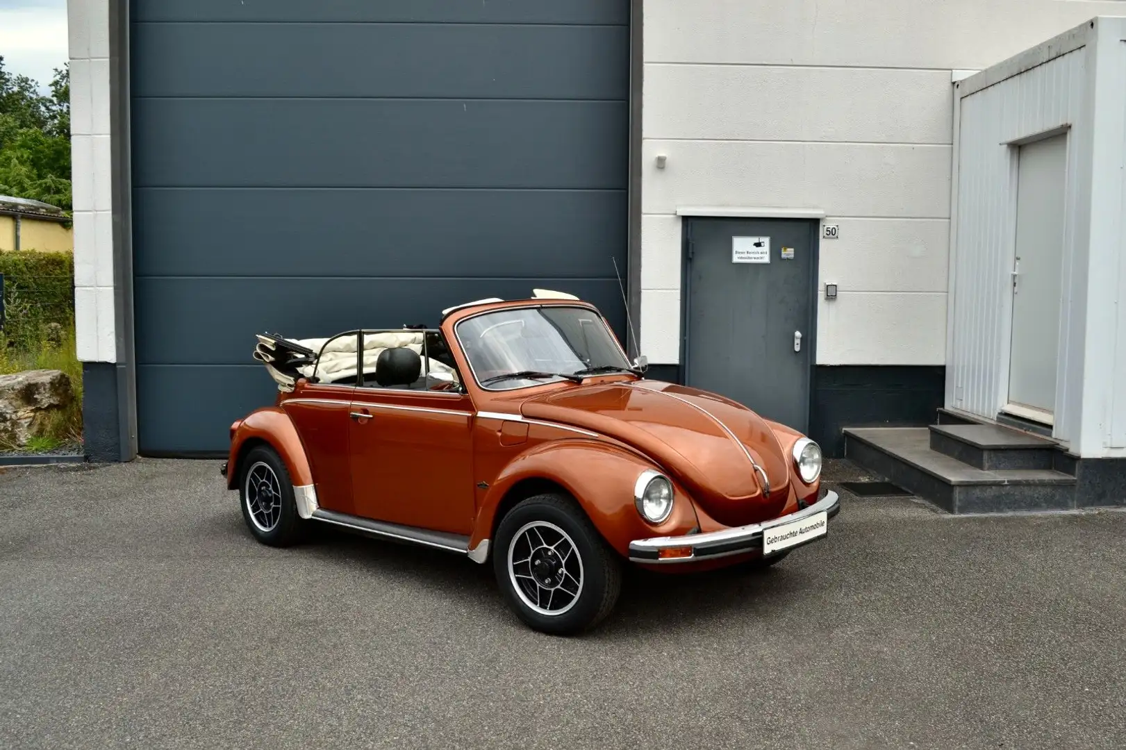 Volkswagen Käfer Cabrio  Top Zustand H Kenn.Incl Gutachten Braun - 1