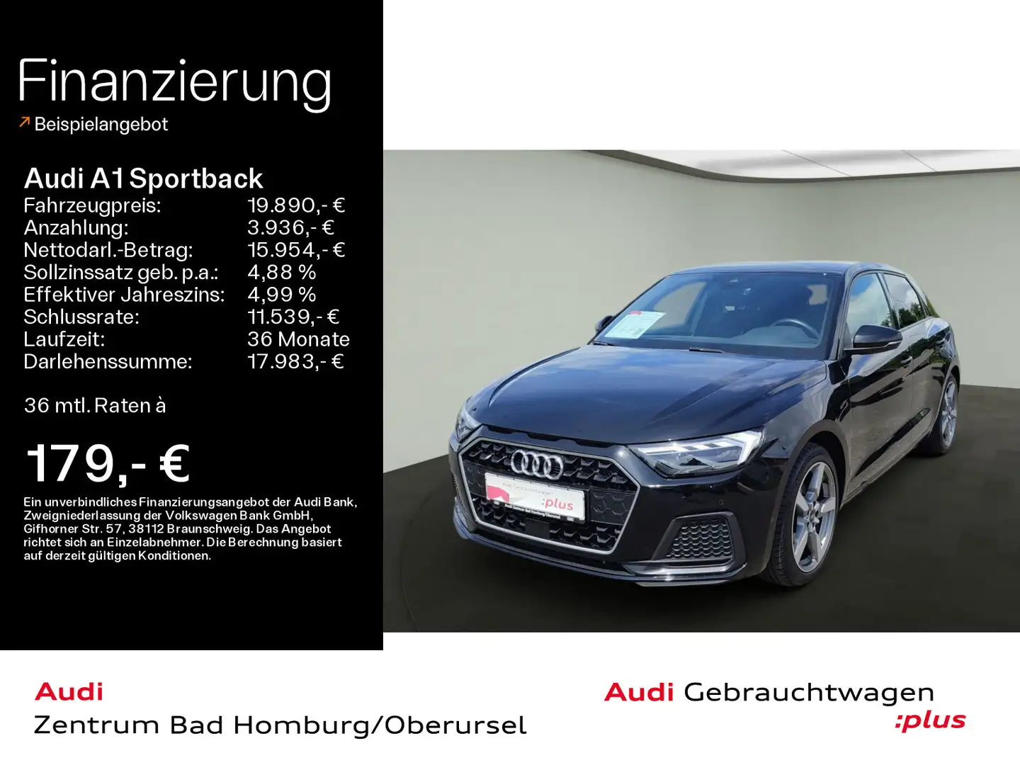 Audi A1 Advanced 30 TFSI*LED*Alu*PDC*Virtua Negro - 1