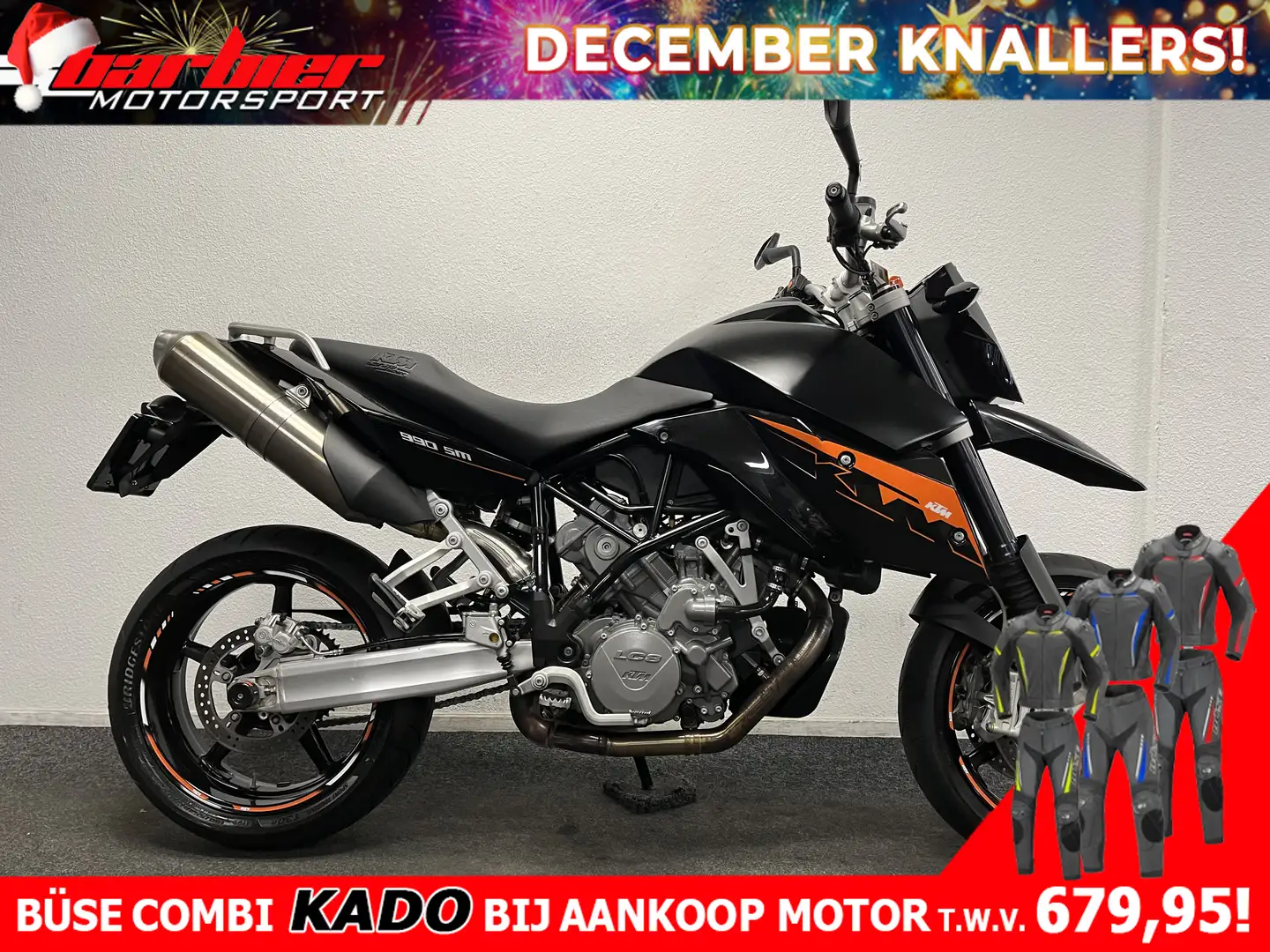 KTM 990 Supermoto R Zwart - 1